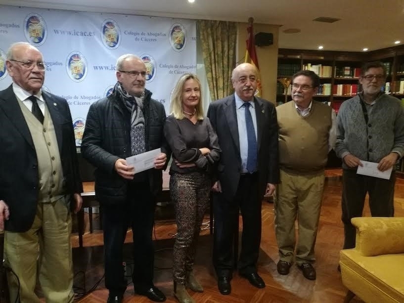 El Colegio de Abogados de Cáceres destina el 0,7 por ciento de su presupuesto anual a cuatro entidades benéficas