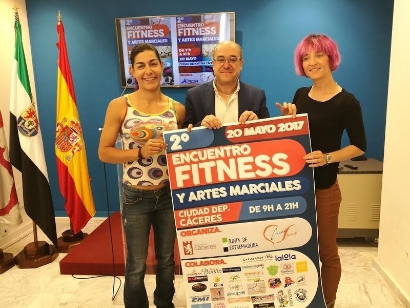 Una decena de centros deportivos de Cáceres se unen en una jornada para difundir hábitos saludables