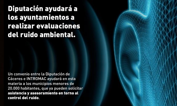 Un convenio entre la Diputación e INTROMAC ayudará a los ayuntamientos a realizar evaluaciones del ruido ambiental