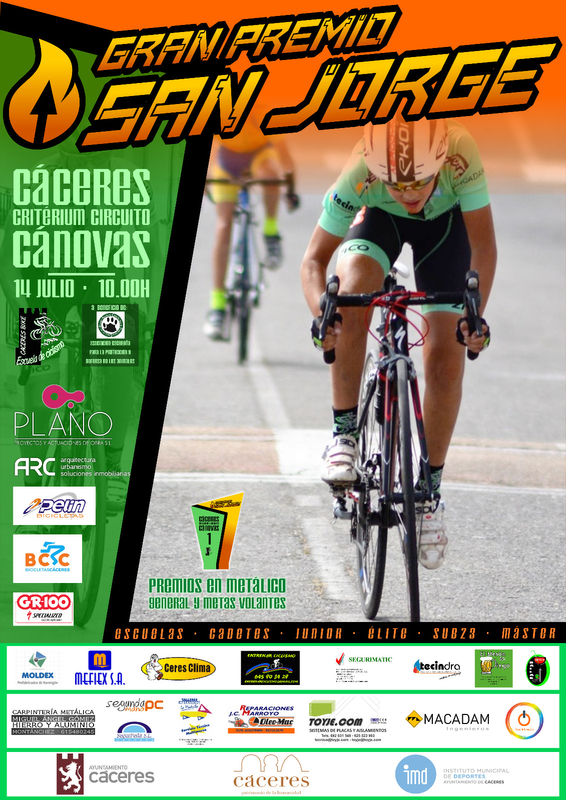 Ciclismo en el corazón de Cáceres GP San Jorge 2019