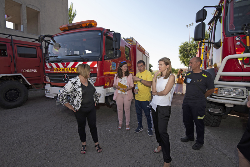 La nueva diputada Isabel Ruiz Correyero visita el SEPEI y prevé un año importante con los tres nuevos parques de bomberos