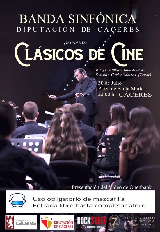 La Banda Sinfónica de la Diputación Provincial de Cáceres ofrecerá su primer concierto el 30 de julio en Santa María