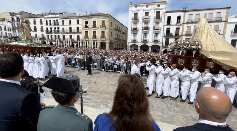 El alcalde de Cáceres califica de histórica la Semana Santa y agradece el trabajo de quienes han hecho posible que no haya habido incidentes