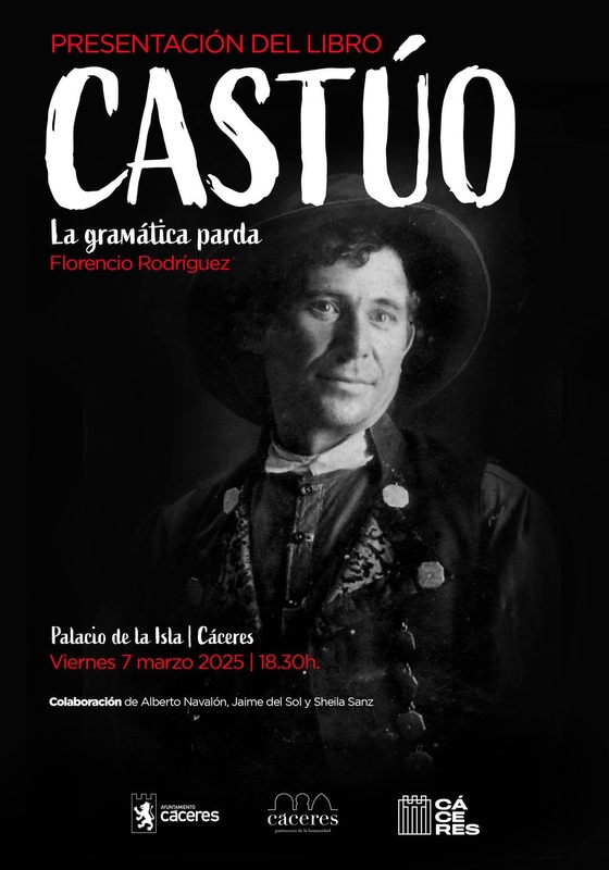 Florencio Rodríguez presenta su libro “Castúo, la gramática parda” mañana viernes en el Palacio de la Isla