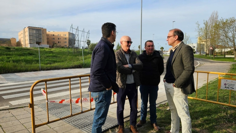 El Ayuntamiento diseña un nuevo itinerario peatonal accesible en el barrio de Nuevo Cáceres