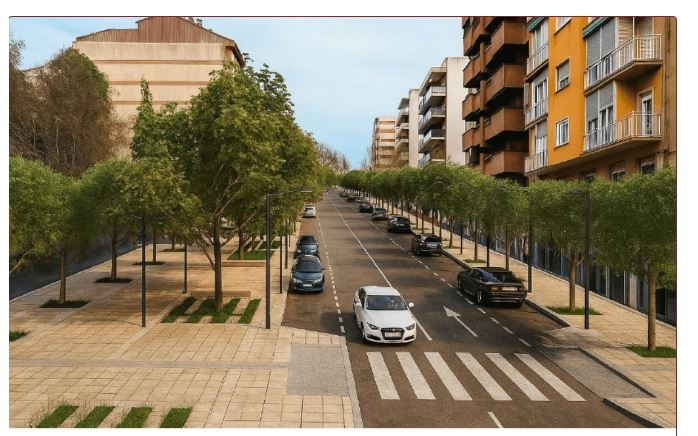 El Ayuntamiento de Cáceres abre un proceso participativo para la reforma de la Avenida Virgen de la Montaña