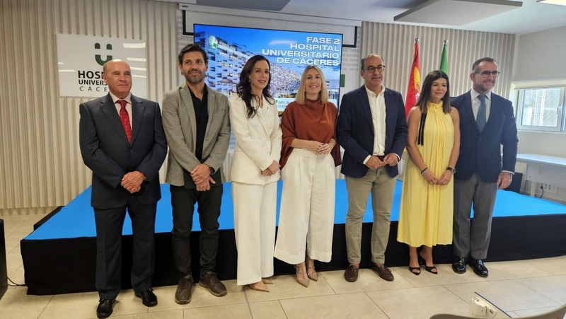 Rafa Mateos: “Cáceres va a contar con un hospital referente en España gracias a la mayor inversión sanitaria de su historia”