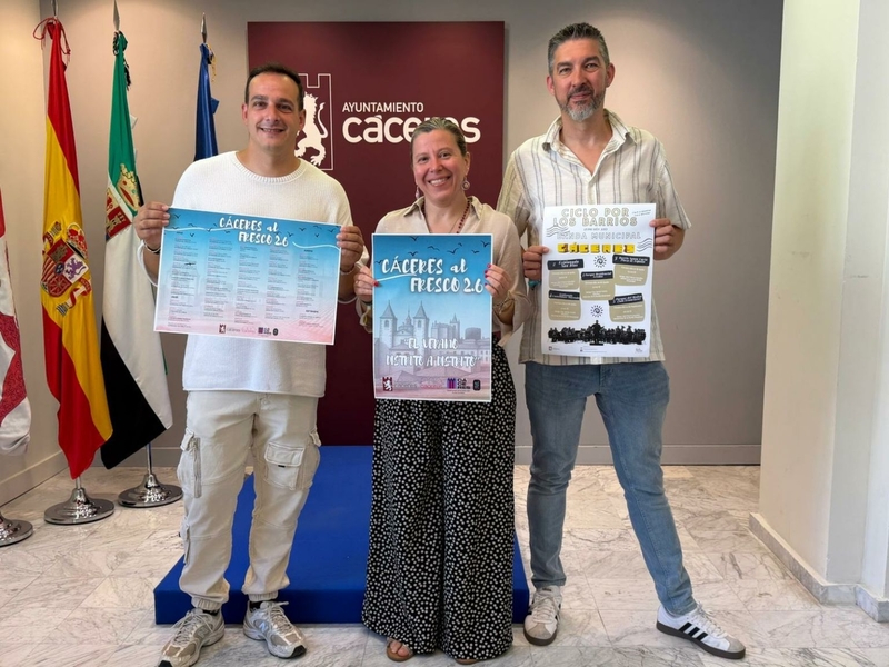 ‘Cáceres al fresco’ regresa con más actividades gratuitas para llenar de ocio, cultura y convivencia todos los distritos de la ciudad 