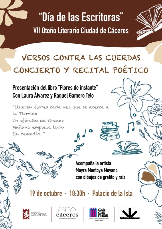 El Ayuntamiento se suma a la celebración del XI Día de las Escritoras con un encuentro que une poesía, música y arte