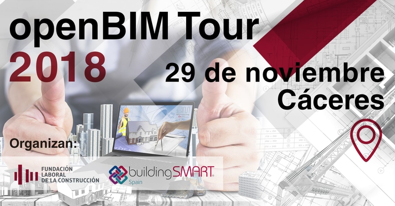Cáceres se convertirá en la tercera parada de la ruta ''OpenBIM Tour 2018'' este jueves