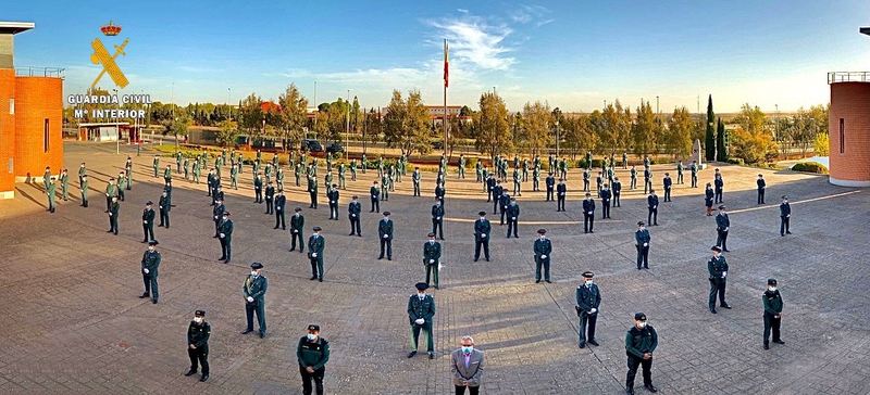 La Comandancia de Cáceres acoge el acto de presentación de los 150 Guardias Civiles incorporados a ella desde el pasado mes de mayo 
