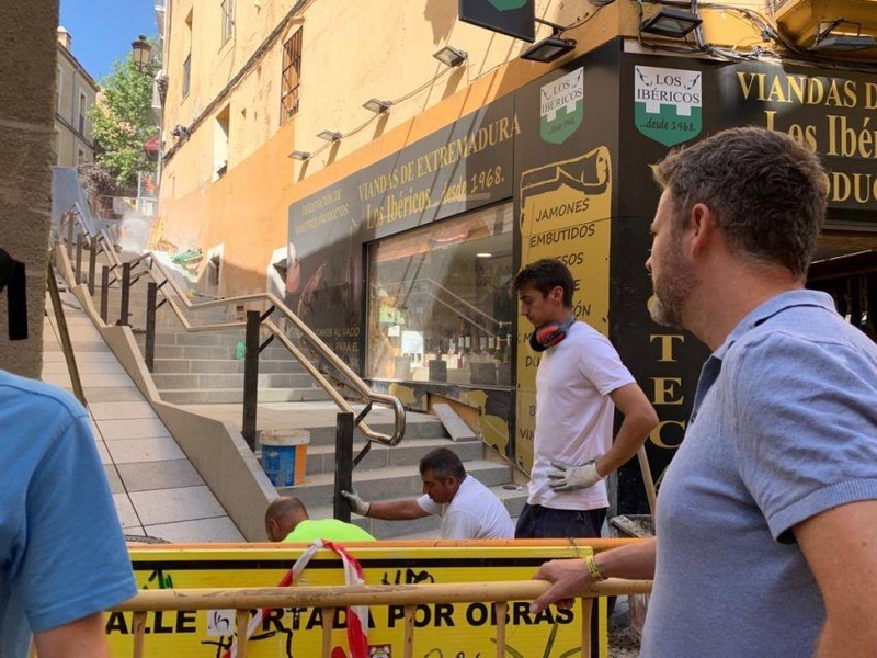 El Ayuntamiento culpa al anterior gobierno del PP de la denuncia de un ciudadano por la situación de inaccesibilidad de la calle Alzapiernas