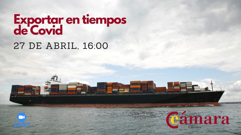 La Cámara de Comercio de Cáceres organiza unas jornada para enseñar cómo exportar en tiempos de Covid