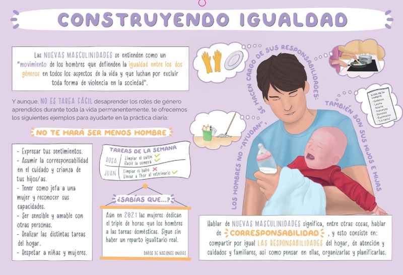 Quince mil calendarios violetas llegan a las aulas de primaria de los colegios de Cáceres para fomentar la igualdad y prevenir la violencia de género