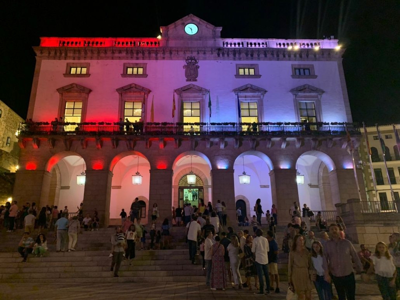  La ciudad de Cáceres celebra la V edición de La Noche del Patrimonio con cifras récord de visitantes