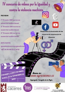 IV Concurso de videos por la Igualdad de sexo y contra la violencia machista