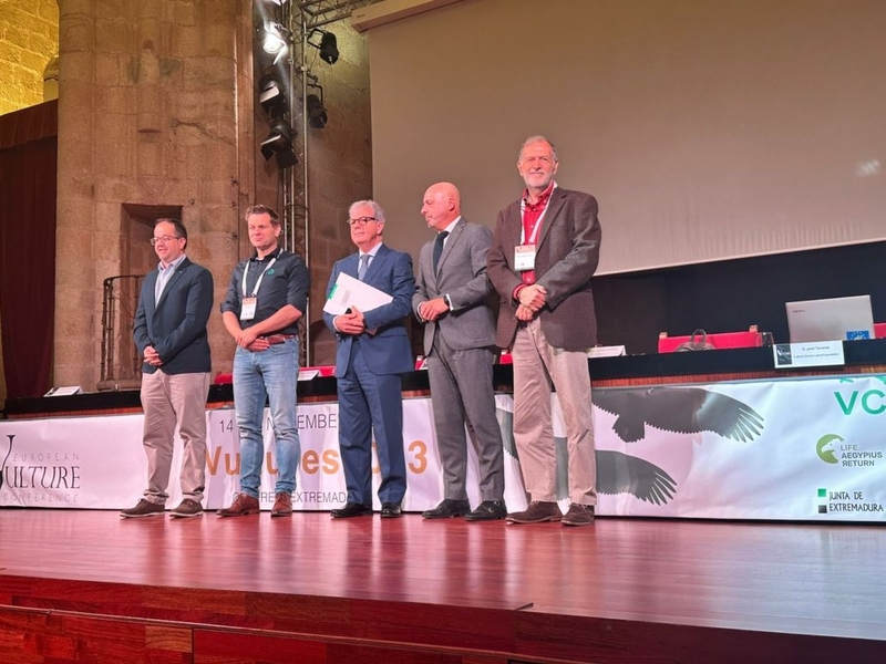 Cáceres se convierte en foco mundial de las investigaciones sobre aves rapaces con la celebración del Congreso Europeo de la Conservación del Buitre
