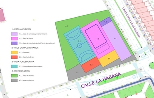 Redactados los pliegos del complejo polideportivo de Nuevo Cáceres-Casa Plata, en el que se construirá la piscina climatizada