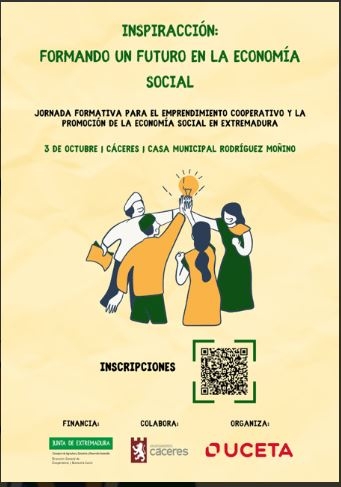 El Ayuntamiento y UCETA convocan una nueva Jornada formativa sobre emprendimiento y Economía Social en Cáceres