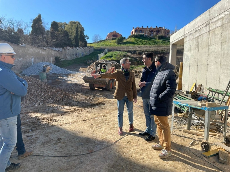 Avanzan a buen ritmo las obras de ampliación del cementerio municipal de Cáceres