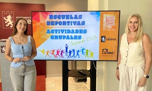 El Ayuntamiento de Cáceres presenta la oferta deportiva de las Escuela Municipales y Actividades Grupales para el curso 2025/2026