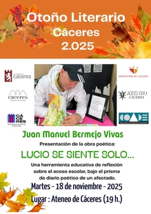 La VI edición del Otoño Literario continúa esta semana con cuatro presentaciones, una para los jóvenes