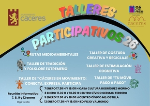 Un taller de tradición y folklore extremeño, gran novedad del Programa de Dinamización en Barrios y Pedanías
