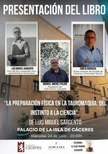 El Palacio de la Isla acoge la presentación del libro “La preparación física en la tauromaquia: del instinto a la ciencia”