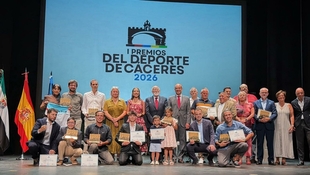 Cáceres reconoce a sus deportistas y entidades más destacadas en el año que ostenta el galardón de Ciudad Europea del Deporte